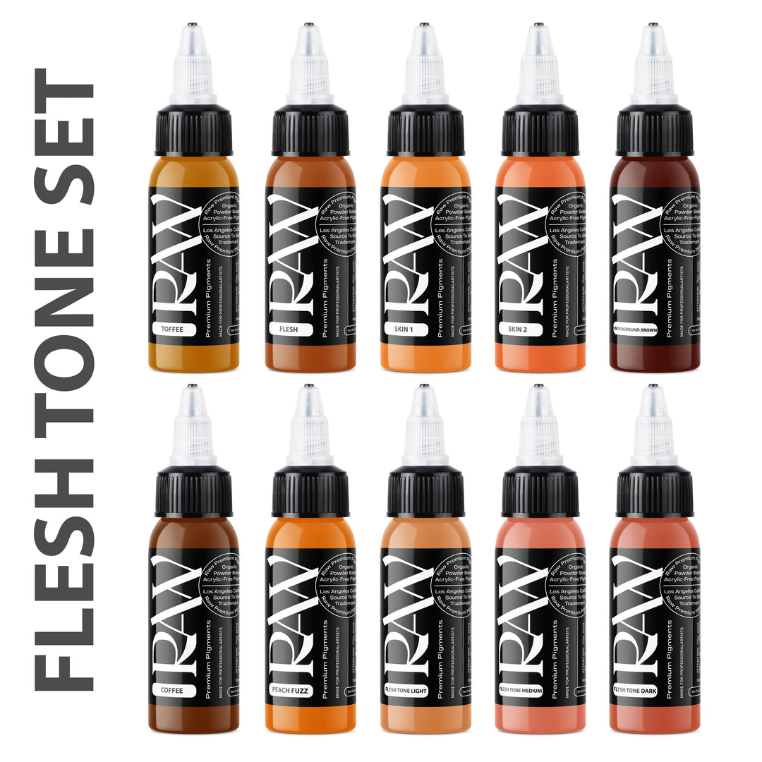 FLESH TONE SET - Raw Pigments