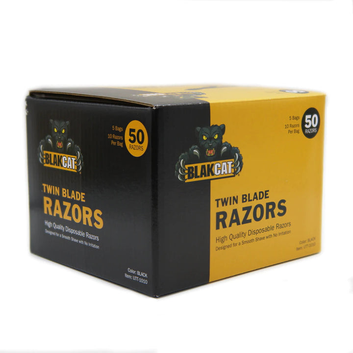 Blakcat Double Blade Disposable Razor Box of 50
