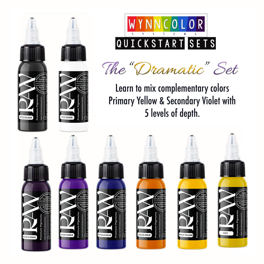Wynn Color Dramatic Ink Set - Raw Pigments