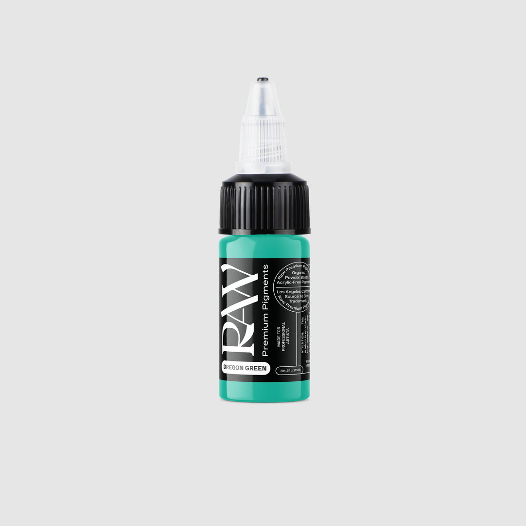 Raw Ink Dragon Green - Tattoo Ink - FYT Tattoo Supplies New York