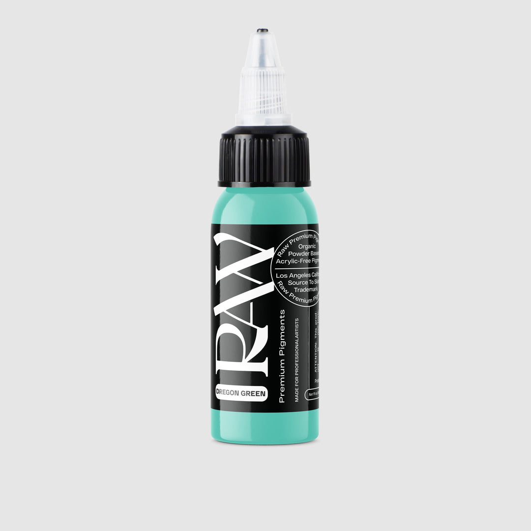 Raw Ink Dragon Green - Tattoo Ink - FYT Tattoo Supplies New York