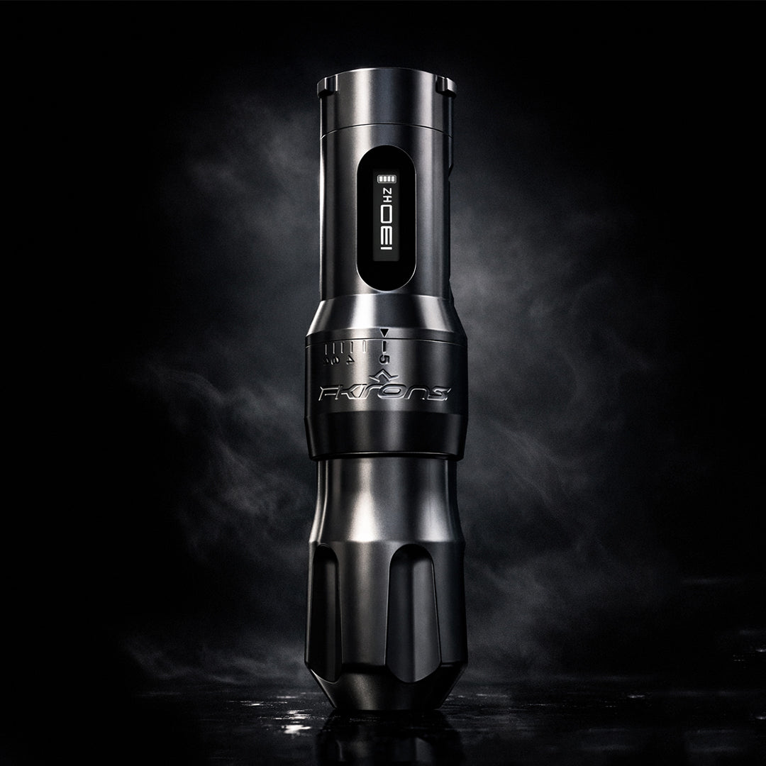 FK One Adjust Wireless Tattoo Machine - Gunmetal