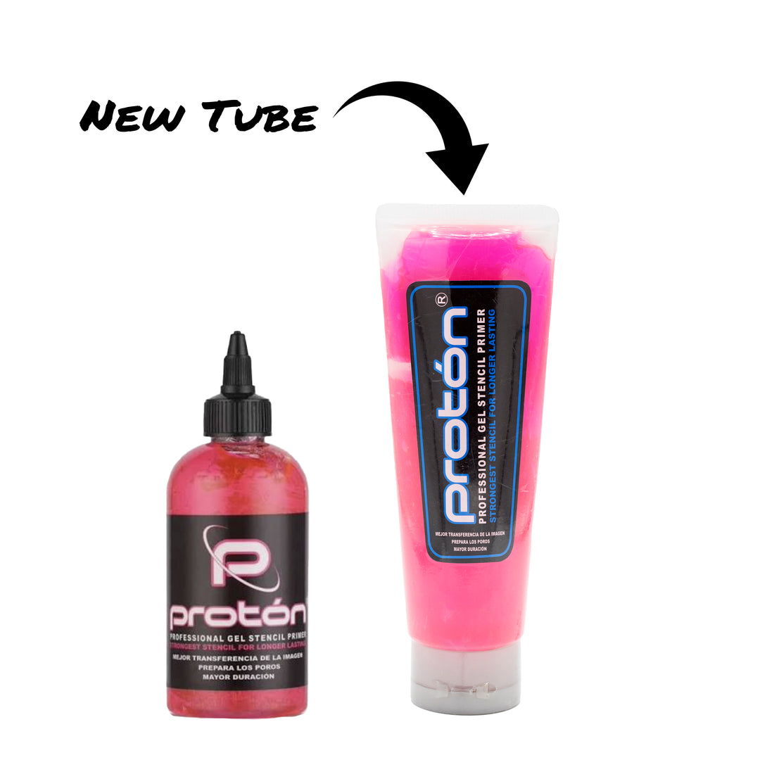 Proton Primer tattoo stencil primer bottle – long-lasting stencil application for professional tattoo artists”