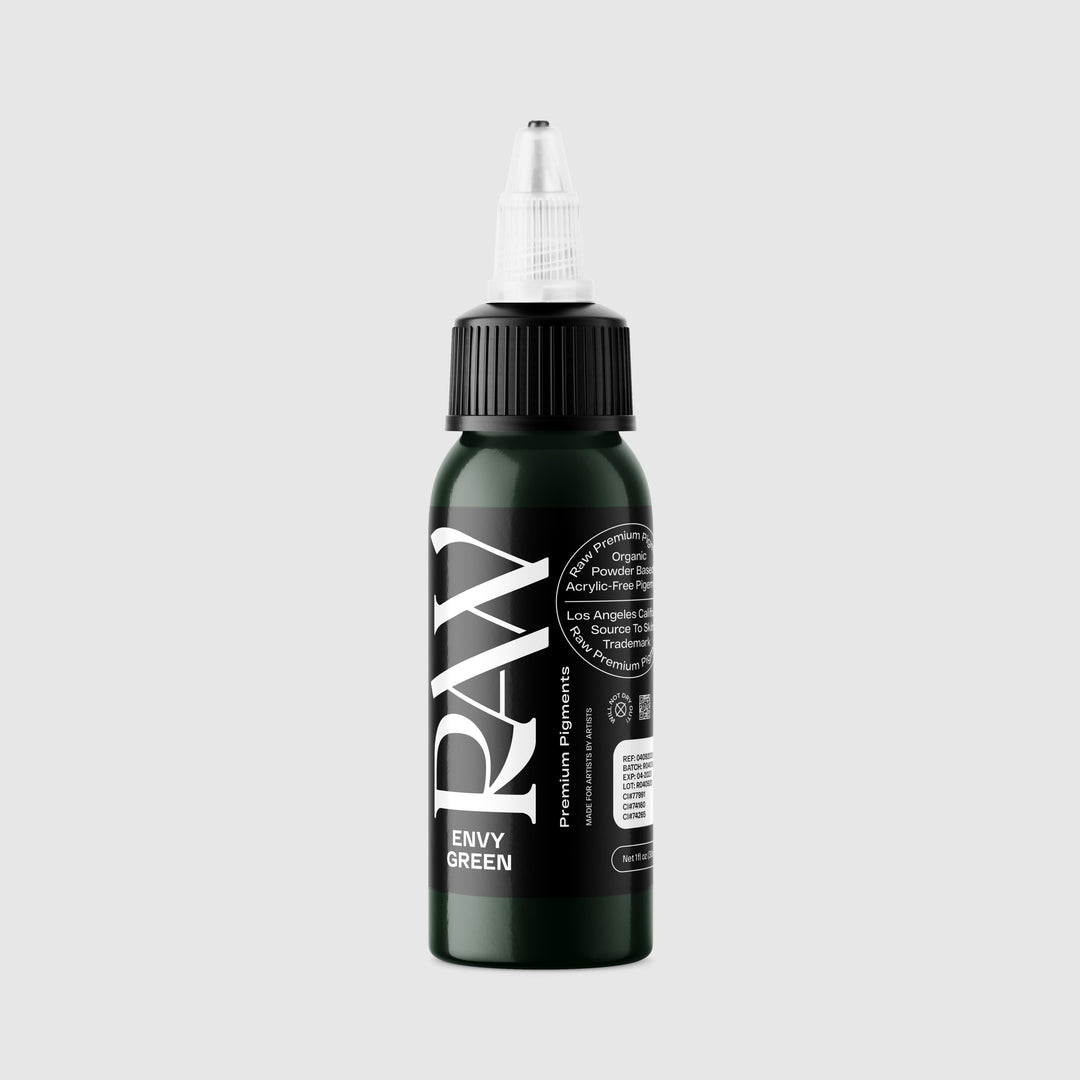 Raw Ink Envy Green 1oz bottle