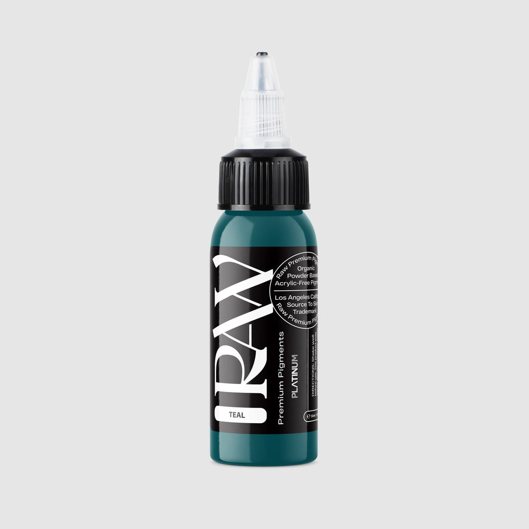 Raw Ink Teal 1oz bottle