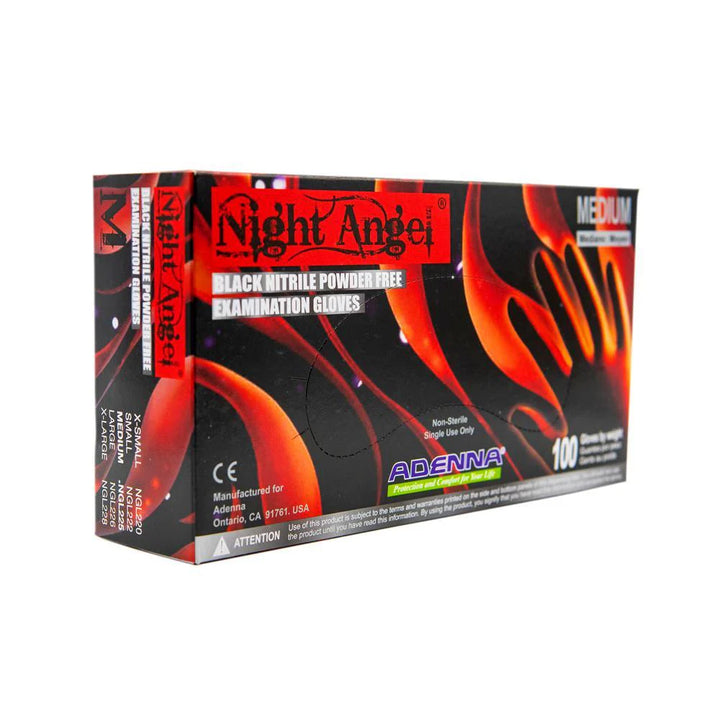 Adenna Night Angel-Black Nitrile Gloves