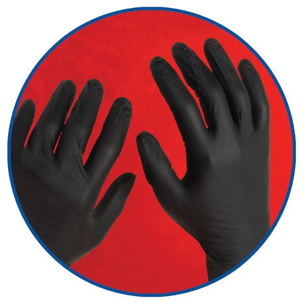 Adenna Night Angel-Black Nitrile Gloves