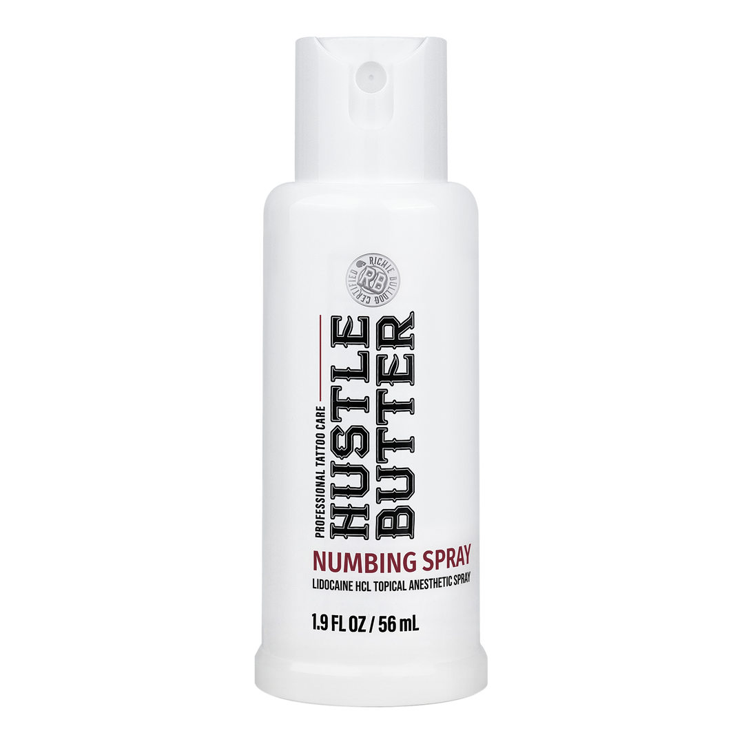 Hustle Butter Numbing Spray 1.9 fl oz bottle